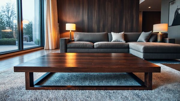 Top 5 designs de tables basses modernes pour embellir votre salon